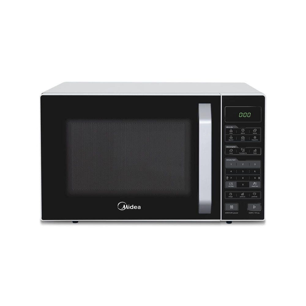 Forno Micro-ondas com Função Eco 27 Litros Midea Branco e Preto / 220V