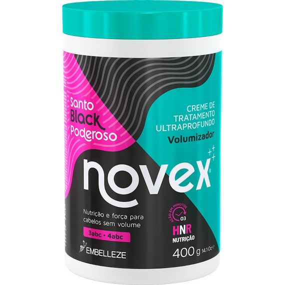 Creme de Tratamento Novex Meus Cachos Santo Black Poderoso 400G Creme de Tratamento Novex Meus Cachos Santo Black Poderoso 400G