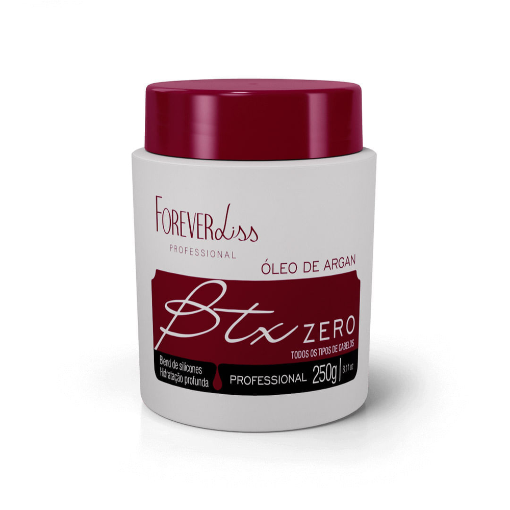 Máscara Volume Zero Argan Oil Forever Liss 250g Máscara Volume Zero Argan Oil Forever Liss 250g