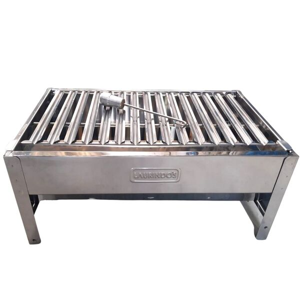 Churrasqueira Inox Com Grelha Argentina - Mini - Parrilla Churrasqueira Inox Com Grelha Argentina - Mini - Parrilla