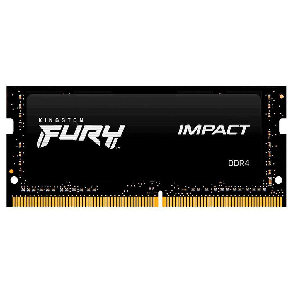 Memória para Notebook Gamer Kingston Fury Impact, 16GB, DDR4, 2666MHz, CL15 - KF426S15IB1/16 Memória para Notebook Gamer Kingston Fury Impact, 16GB, DDR4, 2666MHz, CL15 - KF426S15IB1/16