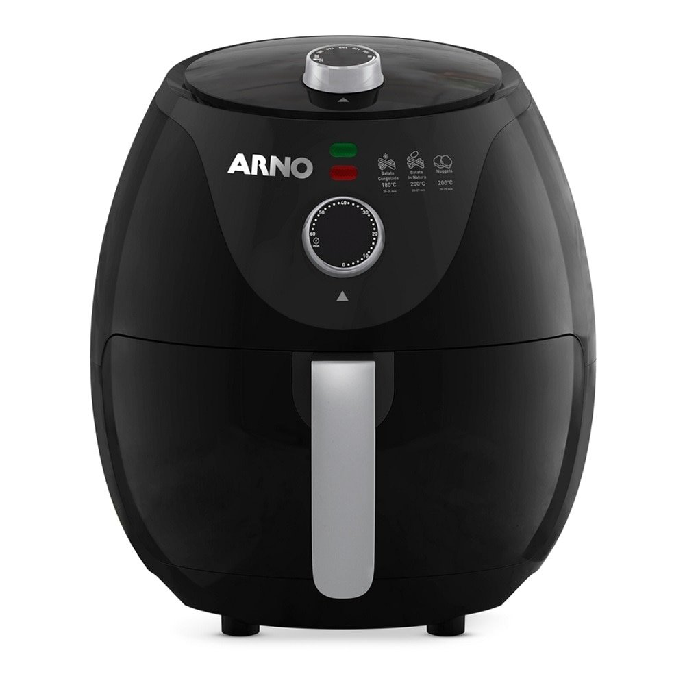 Fritadeira Air Fryer Arno EZFP EasyFry | 1100W, 3,2 Litros, Preta Fritadeira Air Fryer Arno EZFP EasyFry | 1100W, 3,2 Litros, Preta