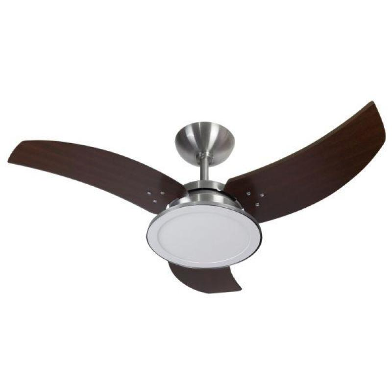 Ventilador Venom LED Alumínio 220V 3 Pás Tabaco Ventilador Venom LED Alumínio 220V 3 Pás Tabaco