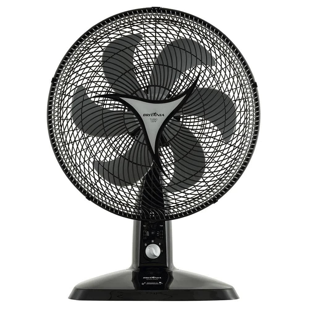 Ventilador de Mesa Britânia Ventus Insect 40cm, Repelente, Aromatizador - Preto - 110V