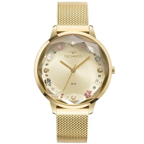 Relógio Technos Feminino Crystal Dourado - 2035MVA/1X 2035MVA/1X Relógio Technos Feminino Crystal Dourado - 2035MVA/1X 2035MVA/1X