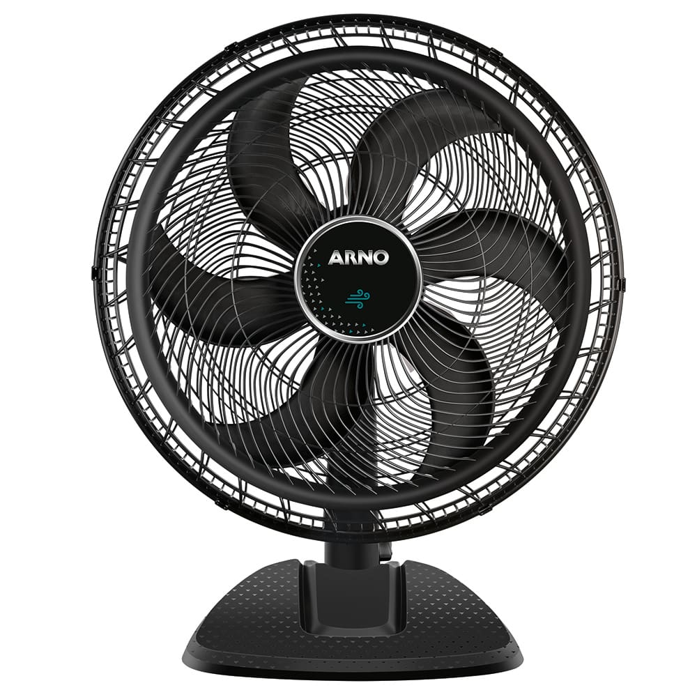Ventilador de Mesa Arno Ultra Silence Force VD50 com 3 Velocidades, 50cm, 6 Pás - Preto - 220V Ventilador de Mesa Arno Ultra Silence Force VD50 com 3 Velocidades, 50cm, 6 Pás - Preto - 220V