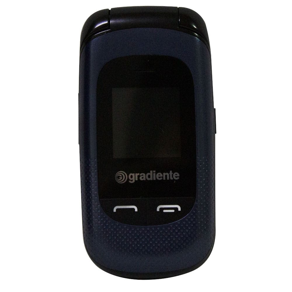 Celular Desbloqueado Gradiente Flip Neo S105A Azul com Dual Chip, Rádio FM, MP3 e Fone de Ouvido