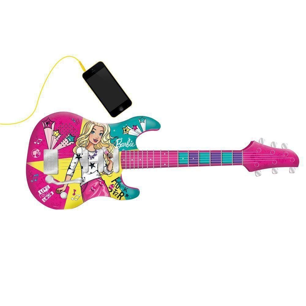 Guitarra Fabulosa Barbie Com Função Mp3 Player F00045 Fun Guitarra Fabulosa Barbie Com Função Mp3 Player F00045 Fun