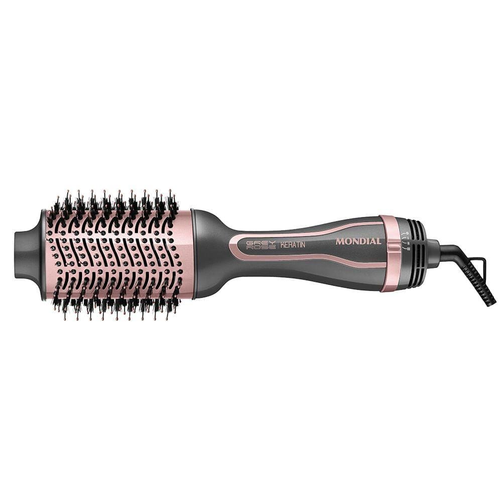 Escova Secadora Grey Rose Keratin Mondial ES-11 220