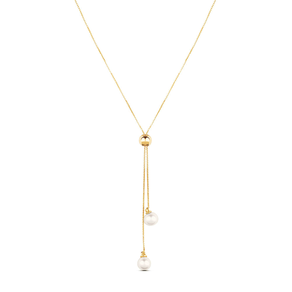 Colar em Ouro Amarelo 18k com Pérola Colar em Ouro Amarelo 18k com Pérola