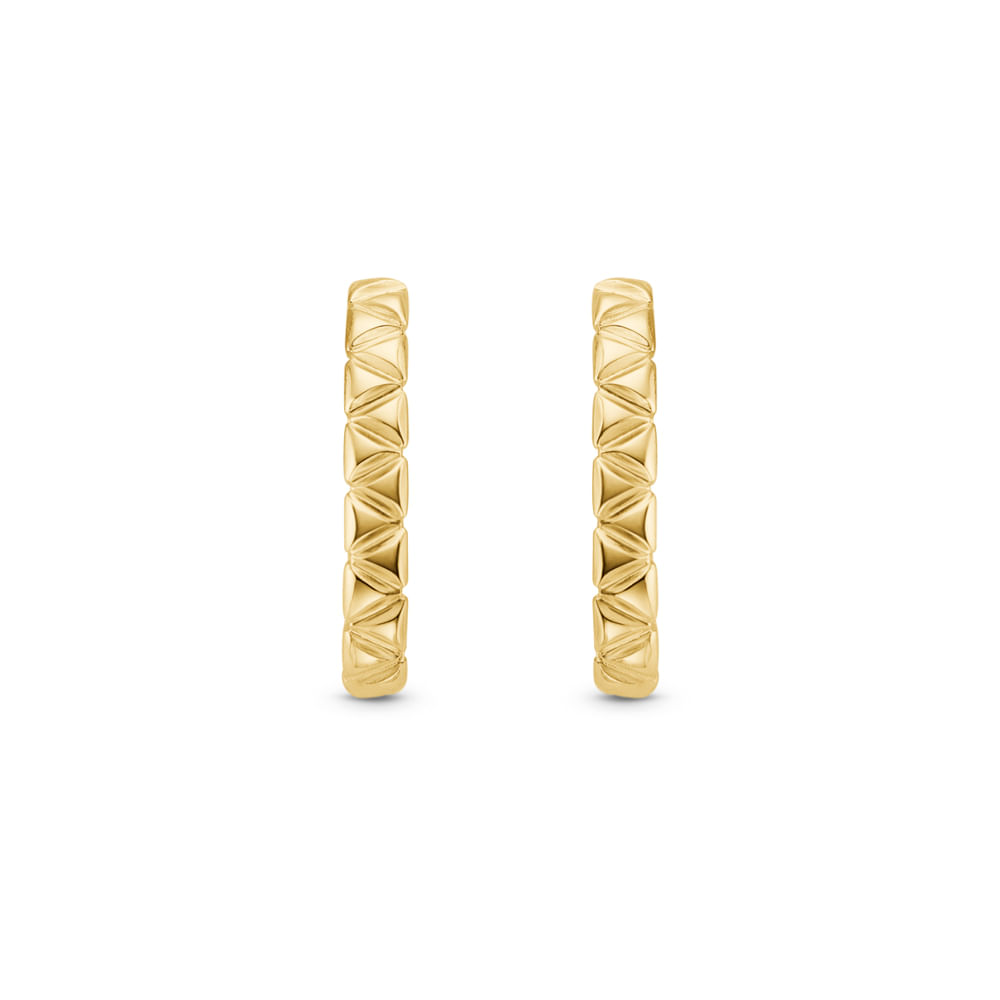 Brinco Ear Hook Icona em Ouro Amarelo 18k