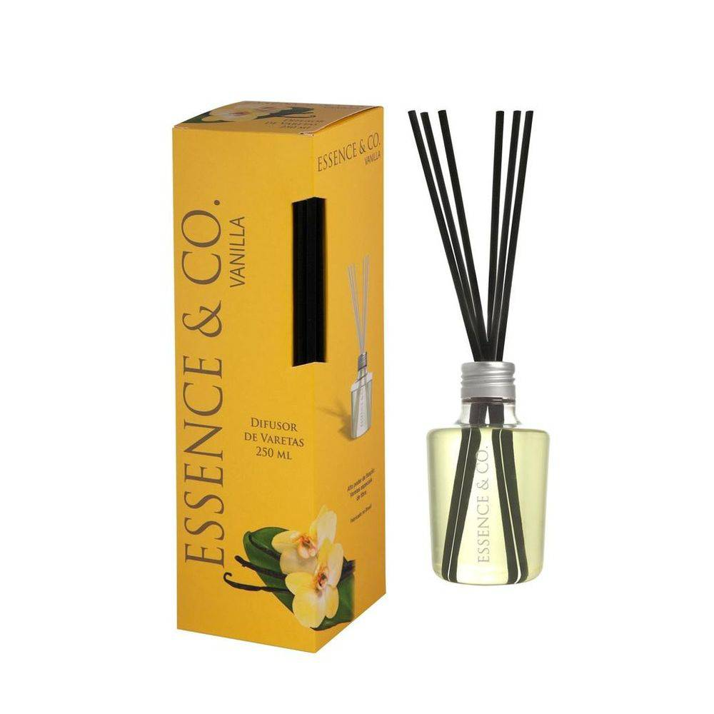 Aromatizador Difusor De Varetas Essência Vanilla 250ml Aromatizador Difusor De Varetas Essência Vanilla 250ml