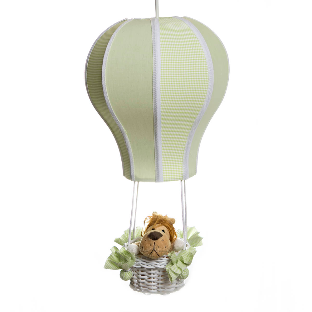 Lustre Balão Cintura Floresta Verde Quarto Bebê Infantil Menina Menino