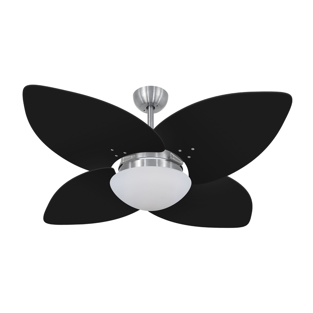 Ventilador de Teto Dormamu Escovado 4 Pás Preto 220V Ventilador de Teto Dormamu Escovado 4 Pás Preto 220V
