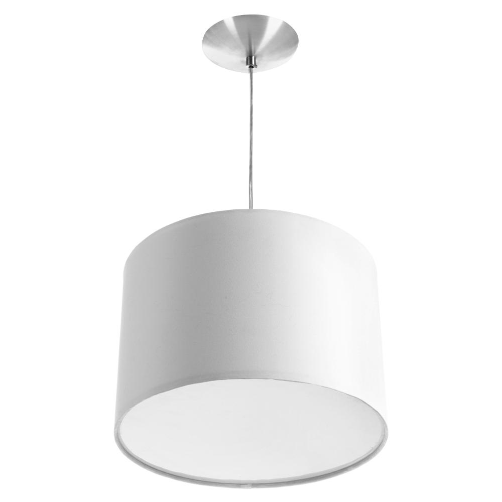 Lustre Cupula Pendente Dome 30x20cm Magnífico Branco