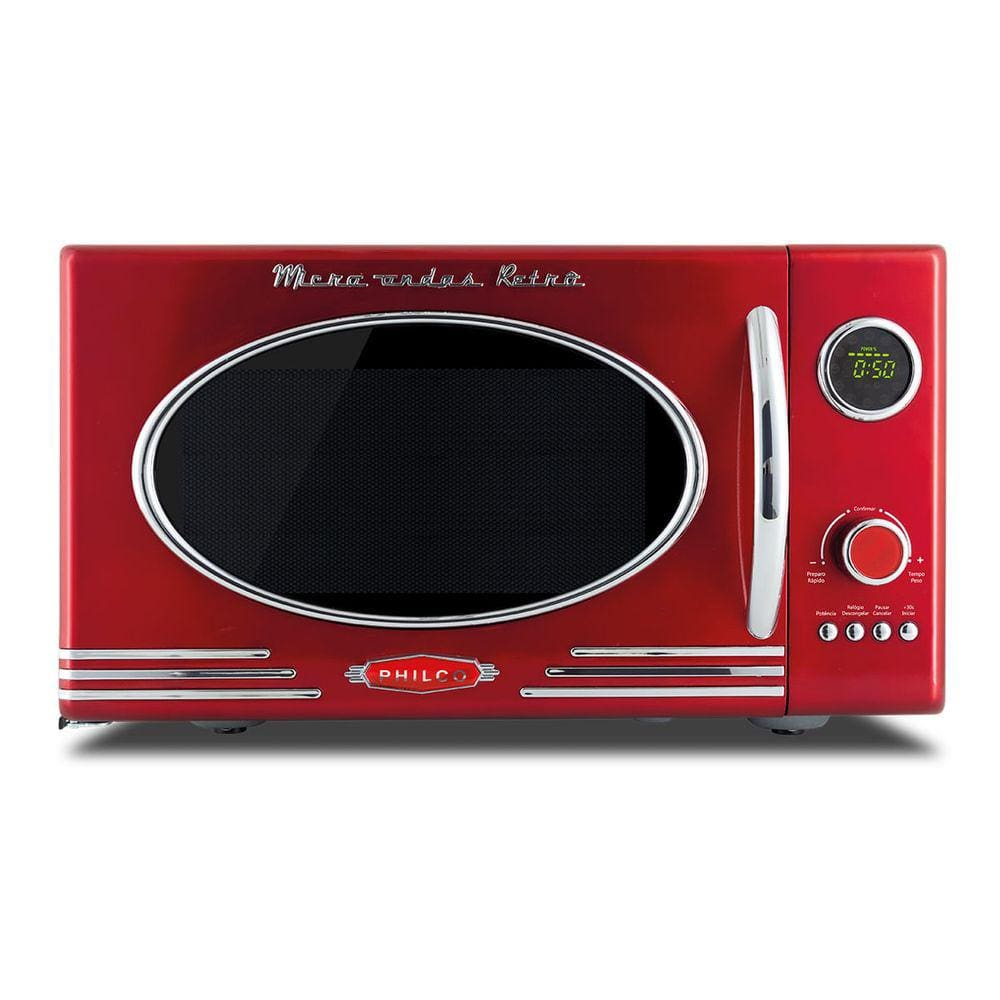 Micro-ondas Retrô PMR28V Philco 28L 1400W - 220V Micro-ondas Retrô PMR28V Philco 28L 1400W - 220V