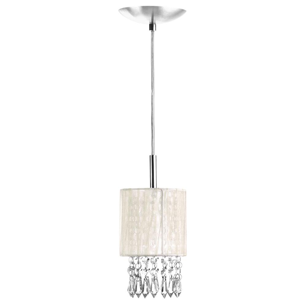 Lustre Pendente Redondo Cupula Cganza Cristal Acrílic Bege Lustre Pendente Redondo Cupula Cganza Cristal Acrílic Bege