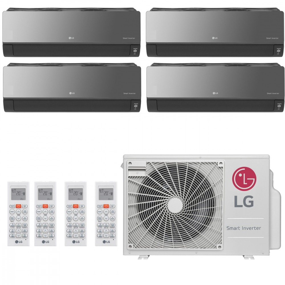 Ar Condicionado Multi Split Inverter LG ARTCOOL 36000 BTUs (2x 9000 + 1x 12000 + 1x 7000) Quente/Frio A5UW36GFA2 - 220V Ar Condicionado Multi Split Inverter LG ARTCOOL 36000 BTUs (2x 9000 + 1x 12000 + 1x 7000) Quente/Frio A5UW36GFA2 - 220V