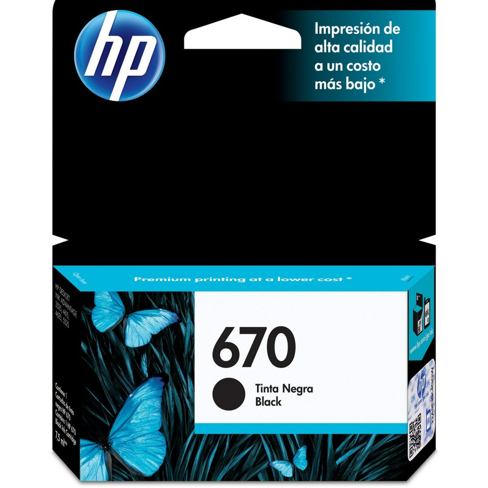 Cartucho de Tinta HP 670 Preto Advantage Original