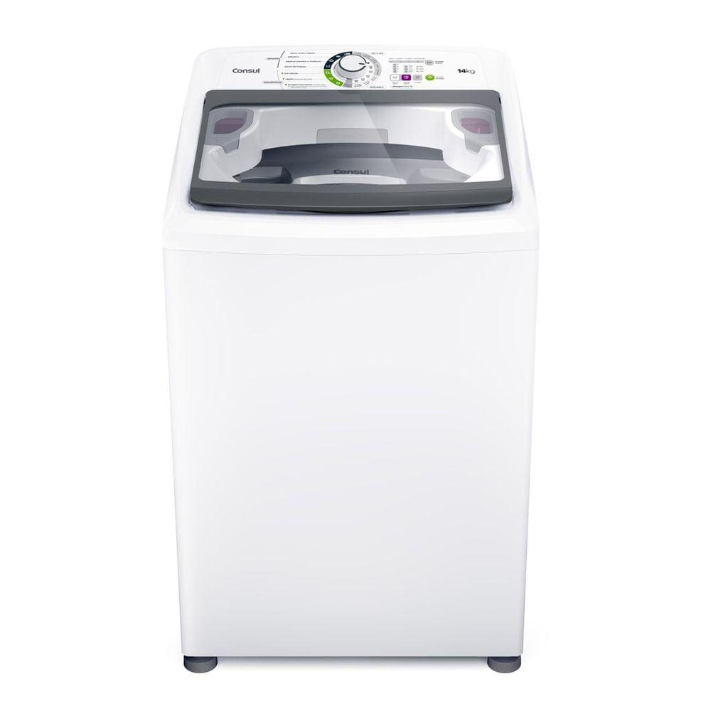 Máquina de Lavar Consul 14Kg Branca com Dosagem Extra Econômica e Ciclo Edredom