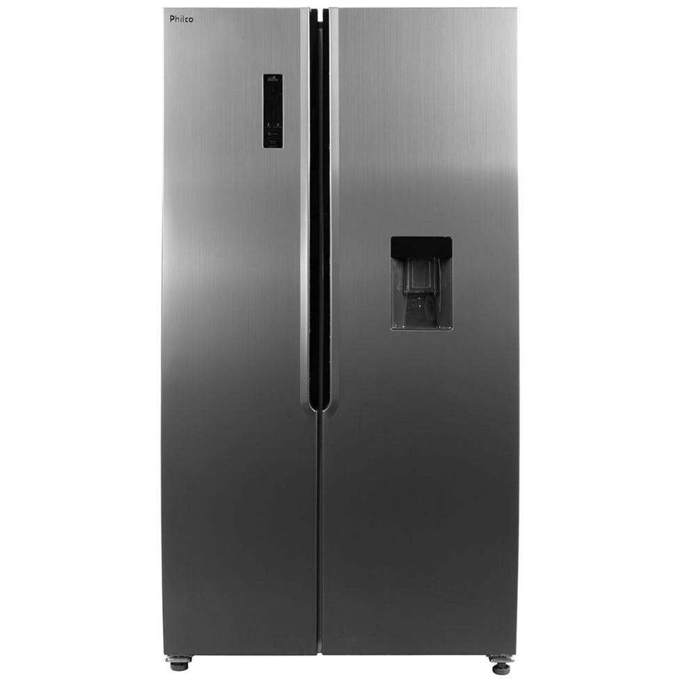 Refrigerador Side By Side Philco de 02 Portas Frost Free com 434 Litros Painel Touch Inox - PRF533ID
