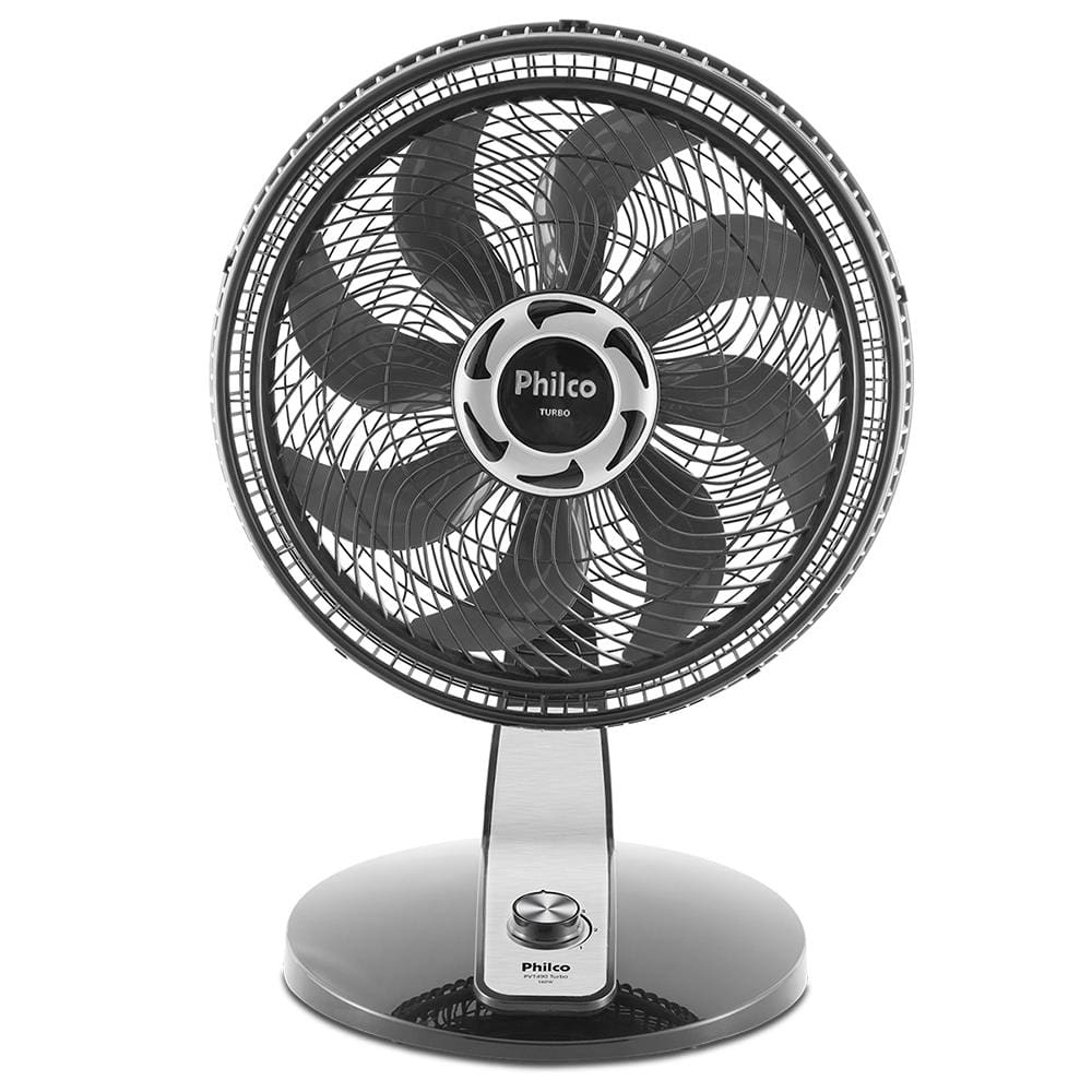 Ventilador de Mesa Philco Turbo PVT490 40cm com 8 Pás e 3 Velocidades - 220V