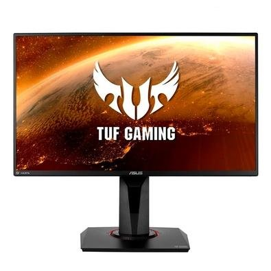 Monitor Gamer Asus TUF 24.5 Full HD, 165Hz, 1ms, IPS, HDMI e DisplayPort, Adaptive Sync, Ajuste de Altura, Som Integrado, VESA - VG259QR