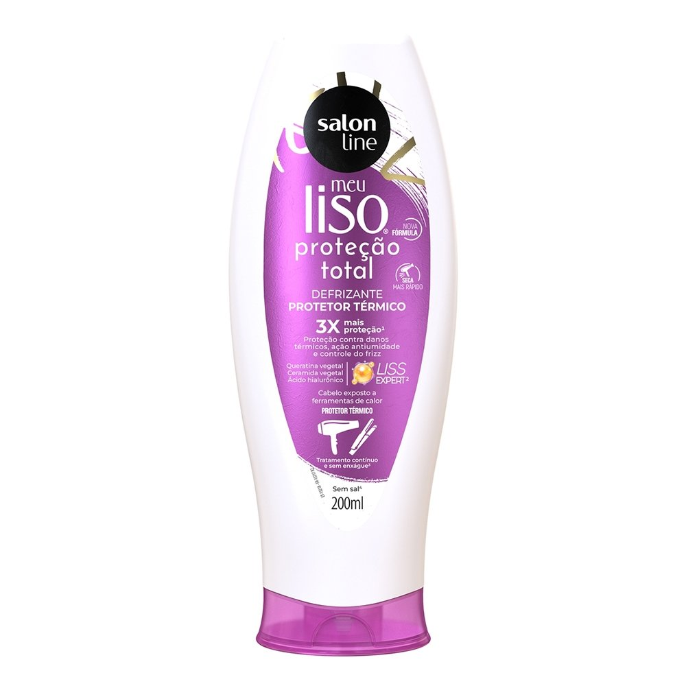Defrizante Salon Line Meu Liso Proteção Total 200ml Defrizante Salon Line Meu Liso Proteção Total 200ml