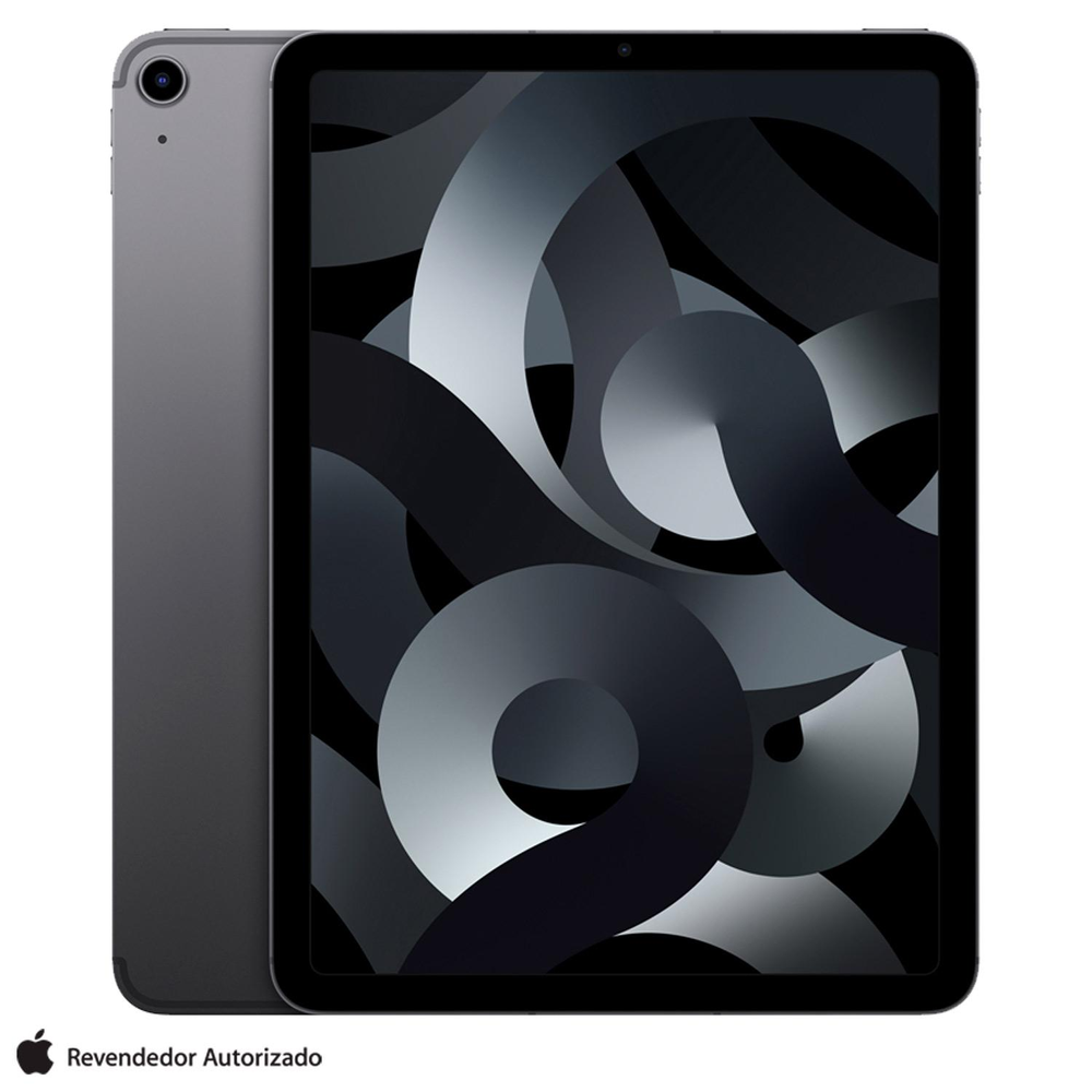 iPad Air Apple Chip M1 (10,9, CELLULAR + Wi-Fi, 256GB) - Cinza-espacial