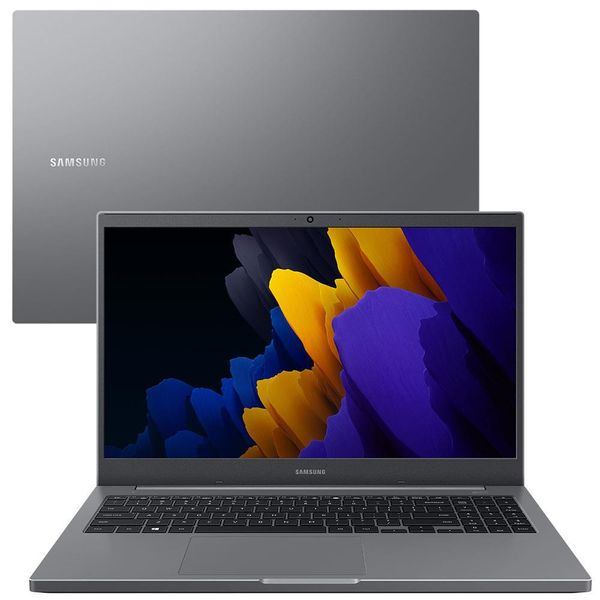 Notebook Samsung Core i5-1135G7 8GB 256GB SSD Tela Full HD 15.6? Windows 11 Book NP550XDA-KH2BR Cinza / Bivolt