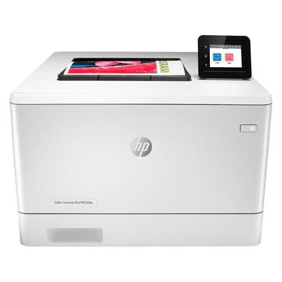 Impressora HP Laserjet Pro Color M454DW, Laser, Colorida, Bluetooth, Wi-Fi, Branca