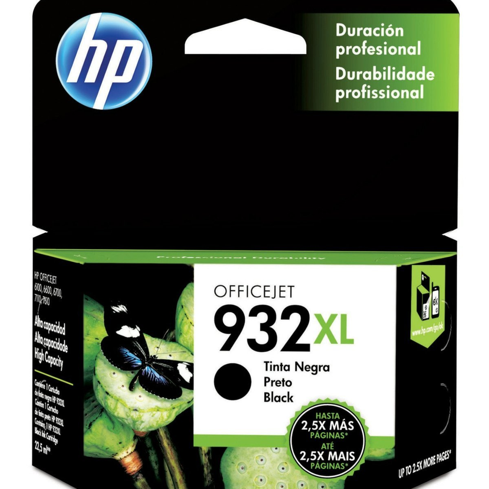 Cartucho de Tinta HP 932XL Preto de Alto Rendimento Original Cartucho de Tinta HP 932XL Preto de Alto Rendimento Original