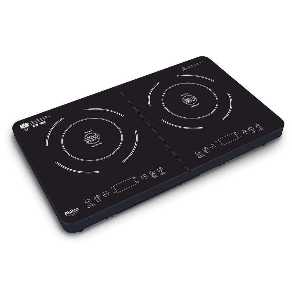 Cooktop Indução Philco Pct20p Portátil 2 Bocas 127v - 110V Cooktop Indução Philco Pct20p Portátil 2 Bocas 127v - 110V