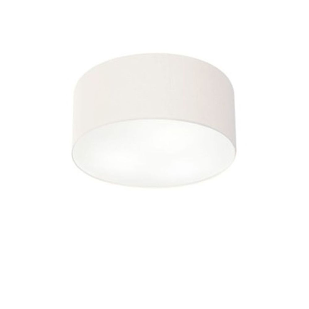 Plafon Cilíndrico Md-3010 Cúpula em Tecido 30x12cm Branco - Bivolt Plafon Cilíndrico Md-3010 Cúpula em Tecido 30x12cm Branco - Bivolt