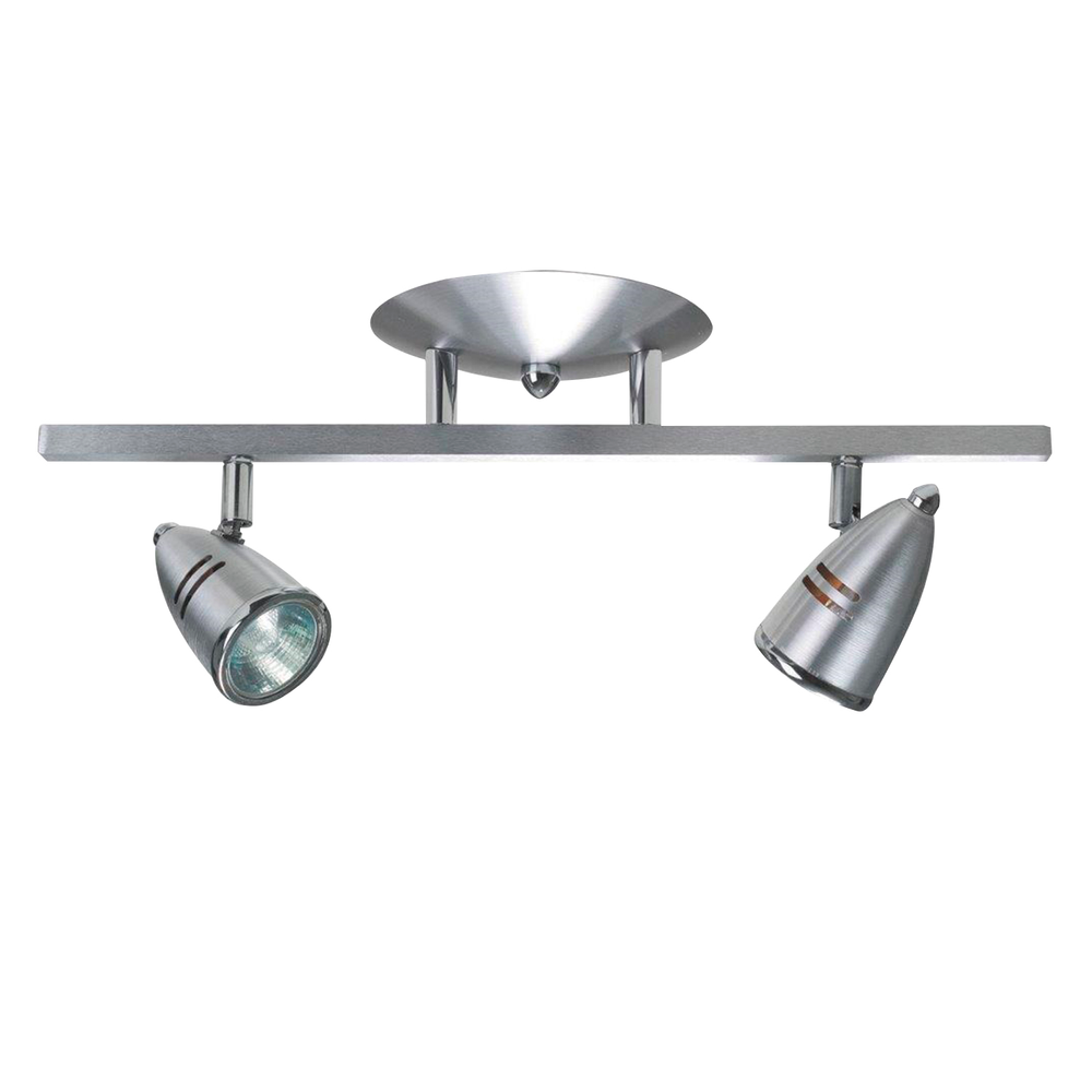 Spot De Sobrepor Para 2 Lâmpadas Gu10 Cor Spt 402 Escovado Spot De Sobrepor Para 2 Lâmpadas Gu10 Cor Spt 402 Escovado