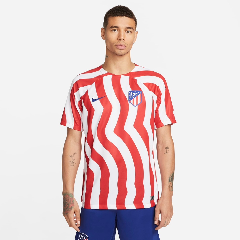 Camisa Nike Atlético de Madrid I 2022/2023 Torcedor Pro Masculina Camisa Nike Atlético de Madrid I 2022/2023 Torcedor Pro Masculina