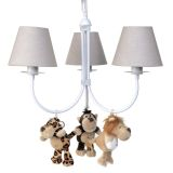 Lustre 3L Ariel Floresta Quarto Bebê Infantil Menina Menino