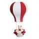 Lustre Balão Cintura Ursa Vermelha Quarto Bebê Infantil Menina