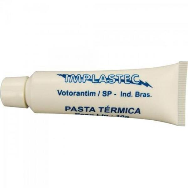 Pasta Termica de Silicone 10G Implastec Pasta Termica de Silicone 10G Implastec