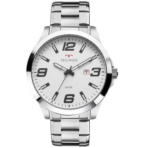 Relógio Technos Masculino Racer Prata - 2115MOLS/1B 2115MOLS/1B Relógio Technos Masculino Racer Prata - 2115MOLS/1B 2115MOLS/1B