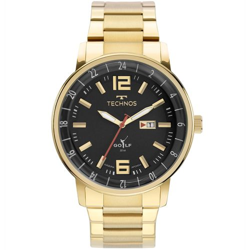 Relógio Technos Masculino Golf Dourado - 2115MWD/1P 2115MWD/1P Relógio Technos Masculino Golf Dourado - 2115MWD/1P 2115MWD/1P
