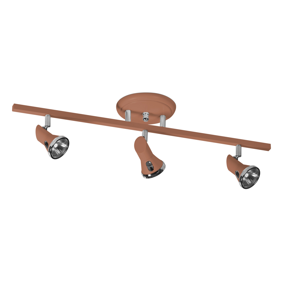 Spot De Sobrepor Para 3 Lâmpadas Gu10 Cor Spt 5703 Cobre Spot De Sobrepor Para 3 Lâmpadas Gu10 Cor Spt 5703 Cobre