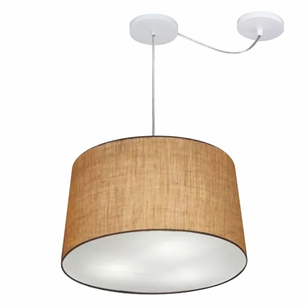 Pendente Cone Com Desvio Md-4281 Cúpula30/40x45cm Café - Bivolt Pendente Cone Com Desvio Md-4281 Cúpula30/40x45cm Café - Bivolt