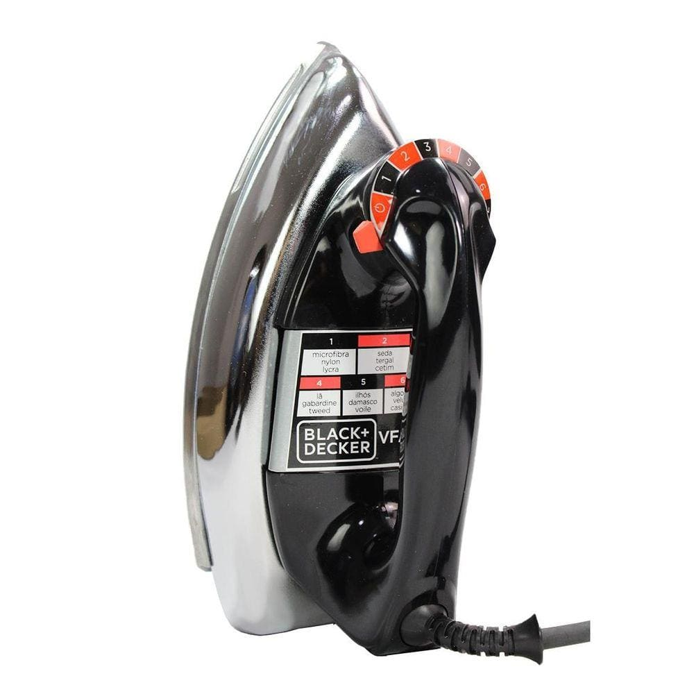 Ferro de Passar Black & Decker Seco Vfa 127V