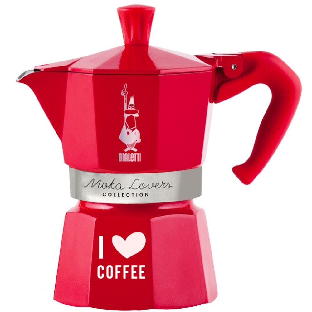 Cafeteira Expresso Italiano Bialetti Moka Express Coffee Fest em Alumínio Vermelho - 3 Xícaras Cafeteira Expresso Italiano Bialetti Moka Express Coffee Fest em Alumínio Vermelho - 3 Xícaras