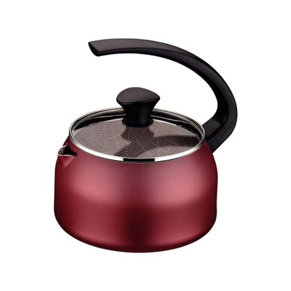Chaleira Tramontina Paris Texture em Alumínio com Revestimento Antiaderente Starflon Max Vermelha 1,9 L Chaleira Tramontina Paris Texture em Alumínio com Revestimento Antiaderente Starflon Max Vermelha 1,9 L