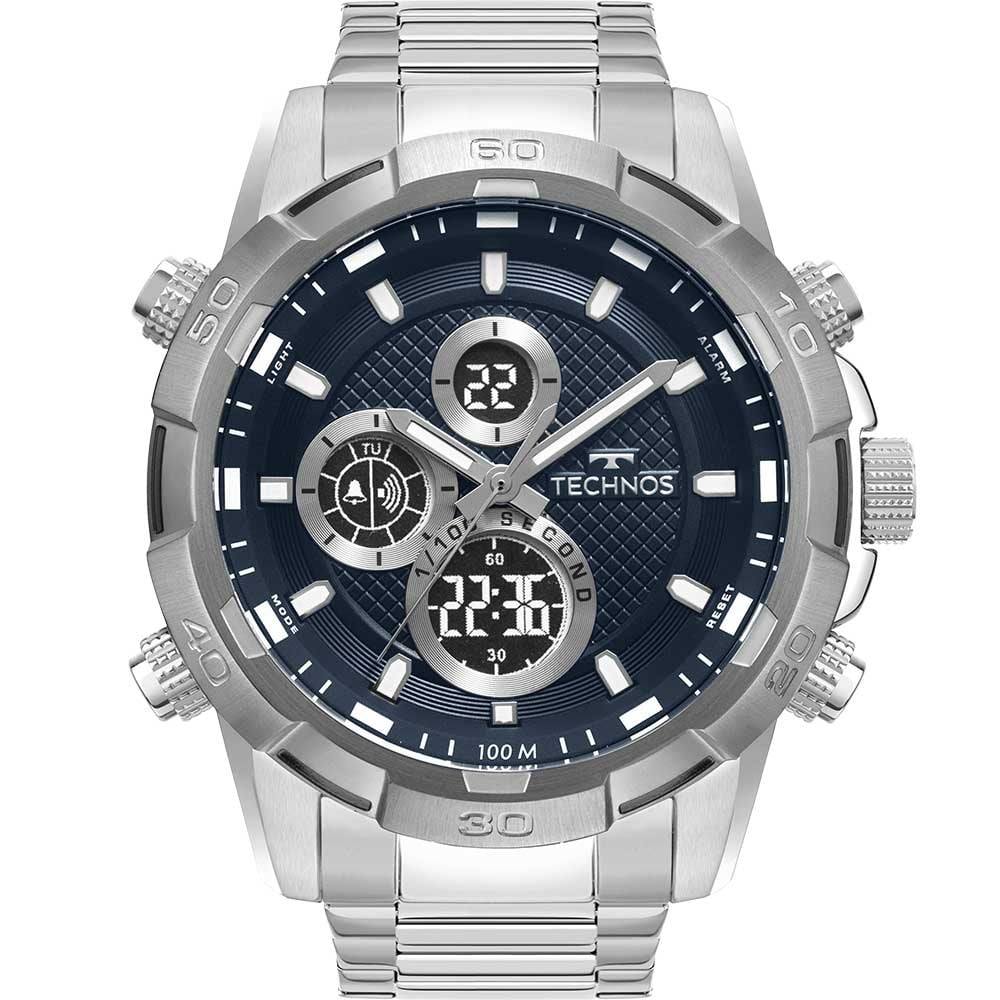 Relógio Technos Masculino Ts Digitech BJ4060AA/1A Relógio Technos Masculino Ts Digitech BJ4060AA/1A