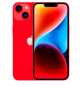 IPhone 14 Apple (256GB) Red, Tela de 6,1, 5G e Câmera de 12MP