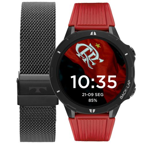Smartwatch Technos Connect Sports Flamengo Edição Especial - TSPORTSAF/7R TSPORTSAF/7R Smartwatch Technos Connect Sports Flamengo Edição Especial - TSPORTSAF/7R TSPORTSAF/7R