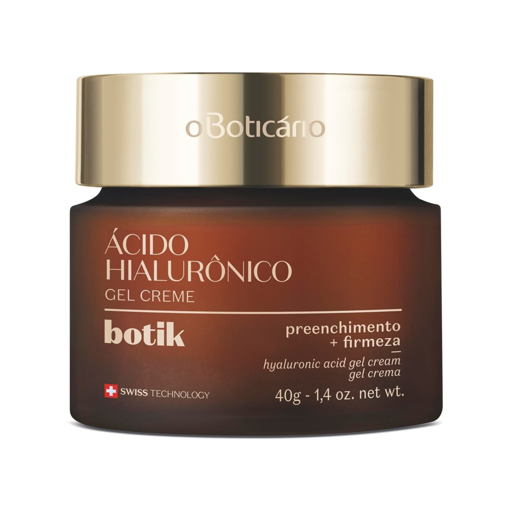 Combo Botik: Gel Creme Facial Firmador Ácido Hialurônico 40g + Gel de Limpeza Facial Nutritivo Vitamina B5 150g